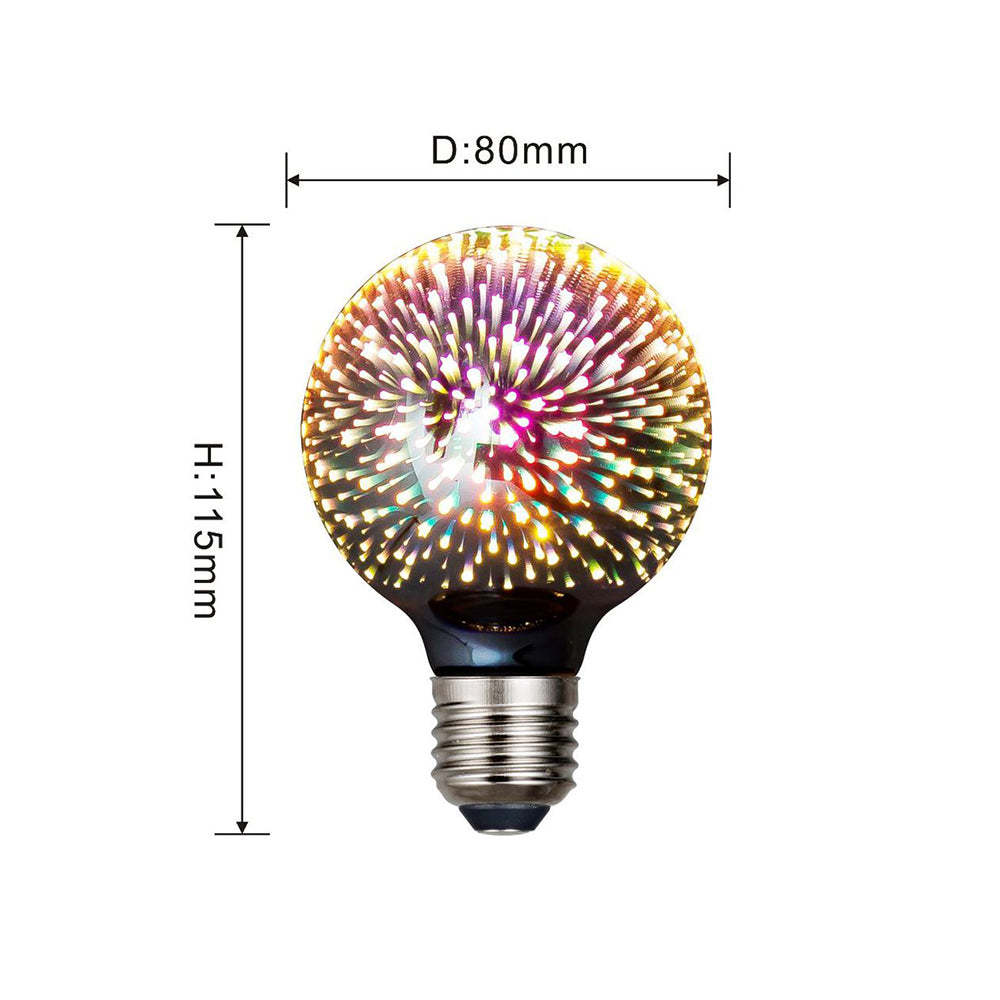 3D Fireworks Decorative Light Bulb Magic Glass Light - soufeeluk