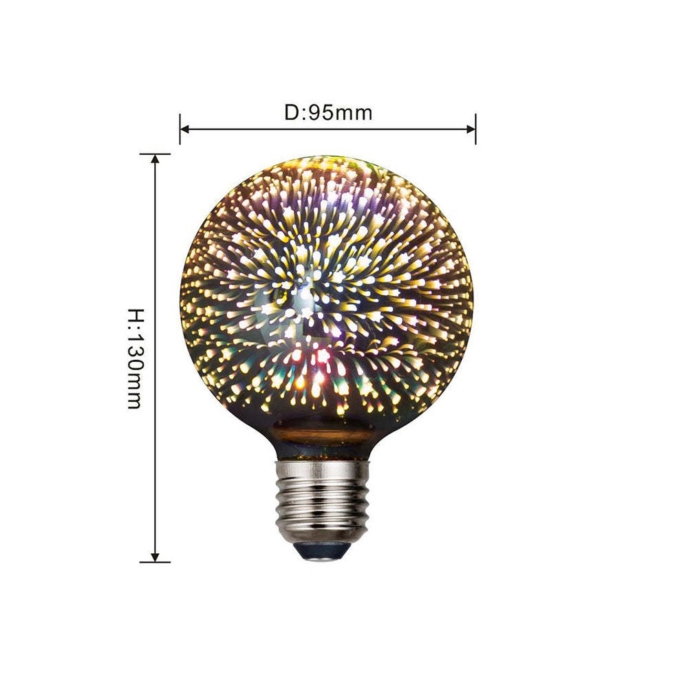 3D Fireworks Decorative Light Bulb Magic Glass Light - soufeeluk