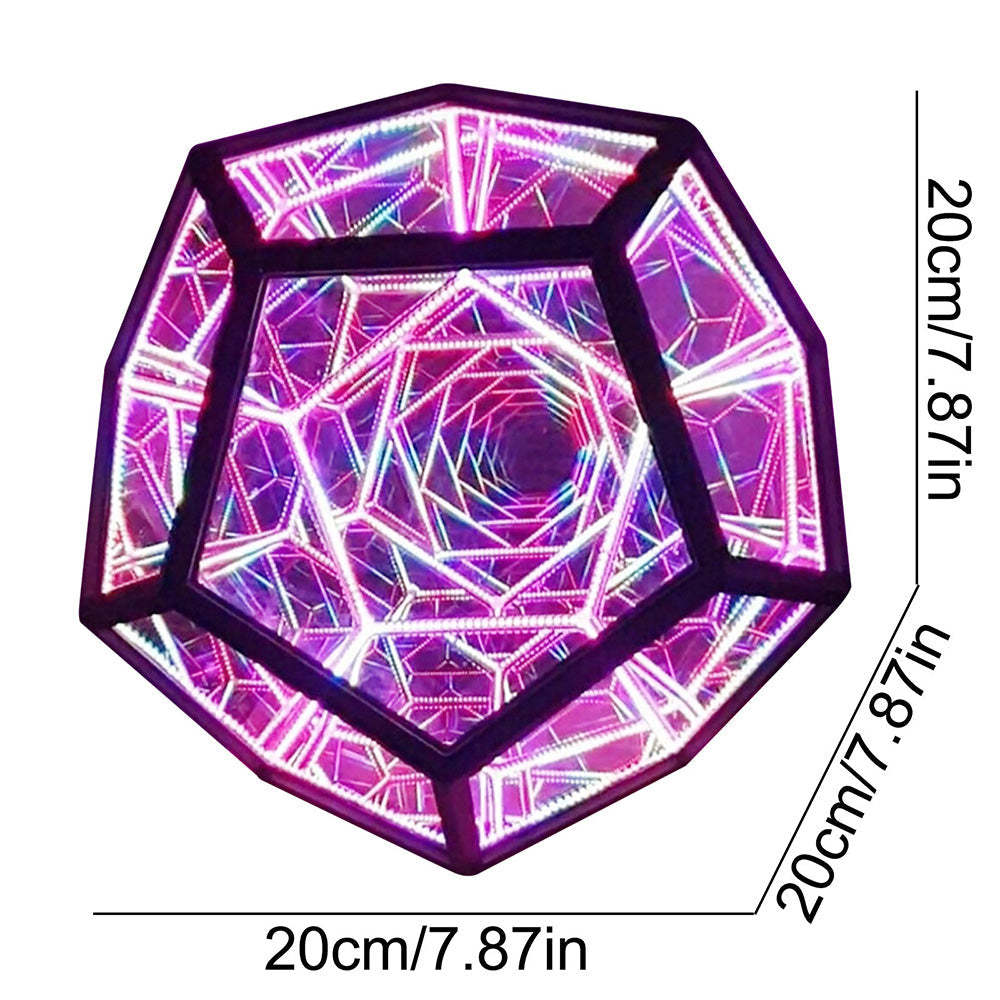 Infinity Dodecahedron Light Creative Color Art Night Light Home Decor Gifts - soufeeluk