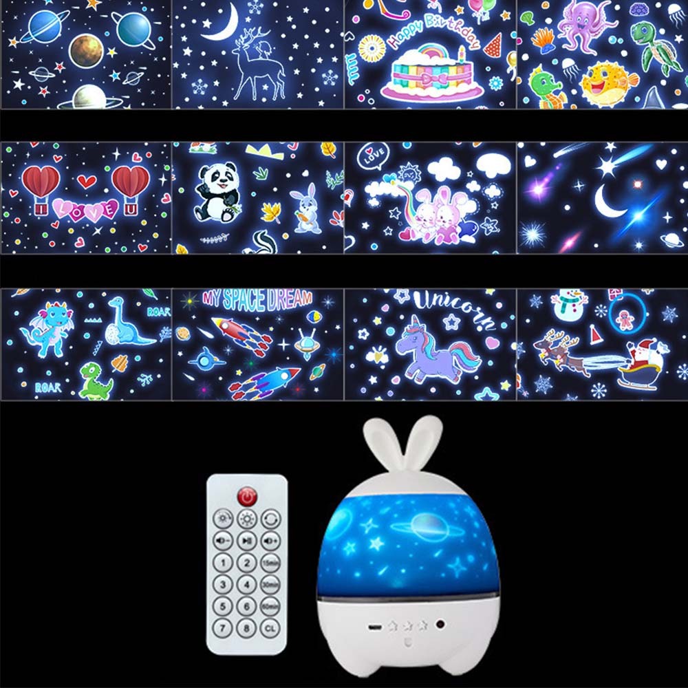 Star Night Light Creative Projector Romantic Led Children's Room Supplies - soufeeluk