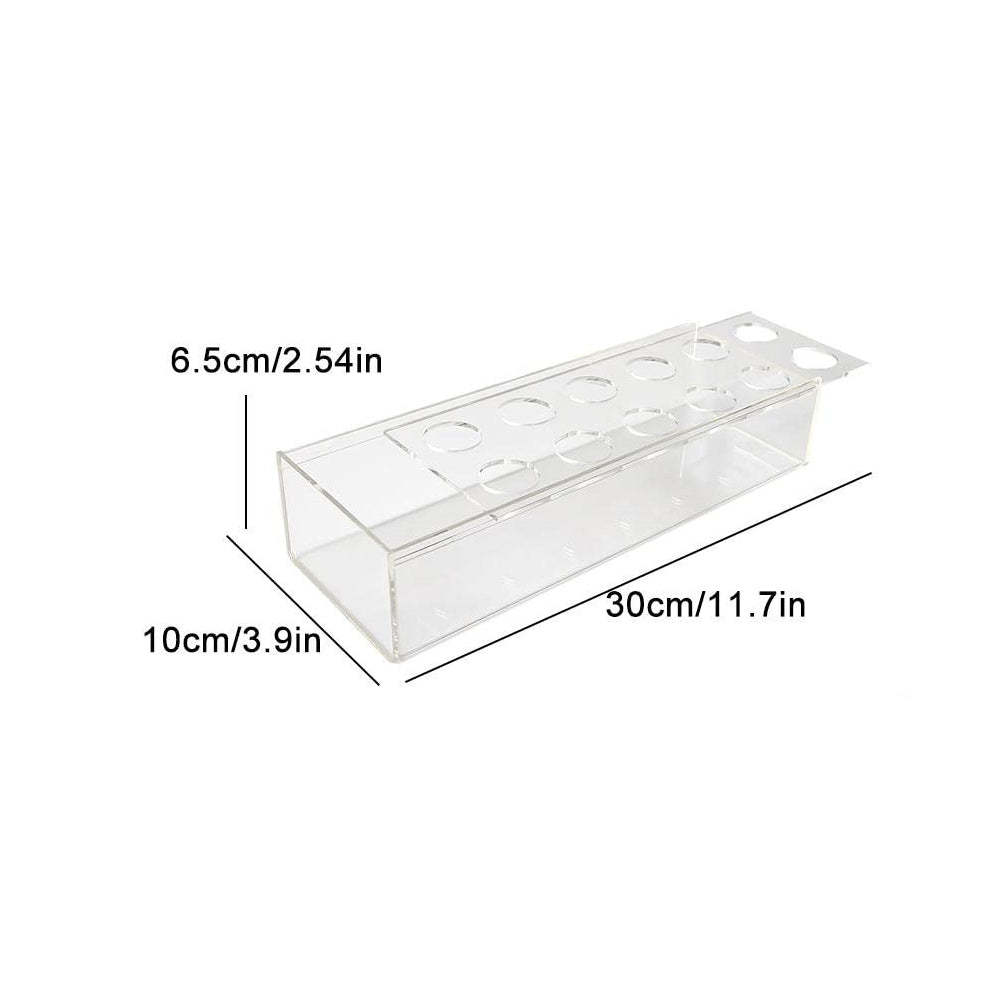 Clear Acrylic Flower Vase Rectangular Floral Centerpiece for Dining Table Unique Flower Vases for Home Decor or Weddings - soufeeluk