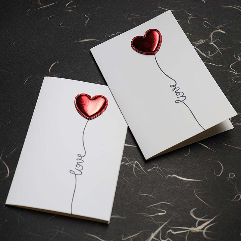 Love Greeting Card Three-dimensional Heartbeat Creative Card - soufeeluk
