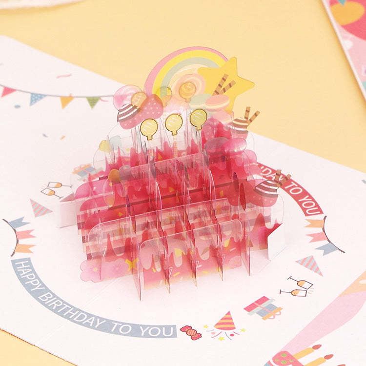 Birthday Card Three-dimensional Crystal Commemorative Gifts - soufeeluk