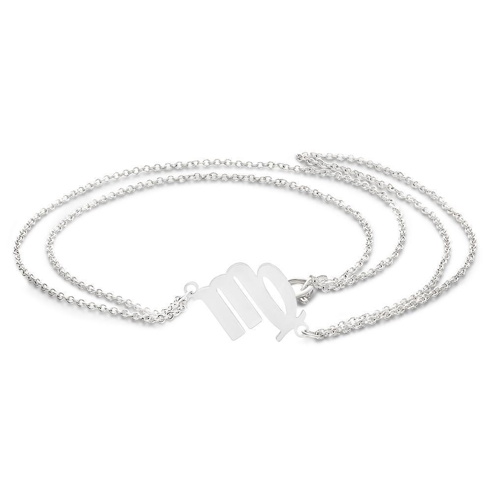 Horoscope Bracelet Zodiac Sign Hand Chain Astrology Bracelet Gift for Her