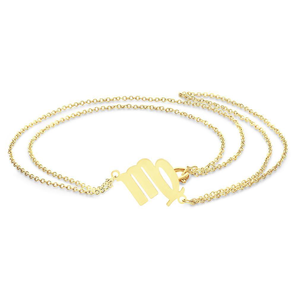Horoscope Bracelet Zodiac Sign Hand Chain Astrology Bracelet Gift for Her