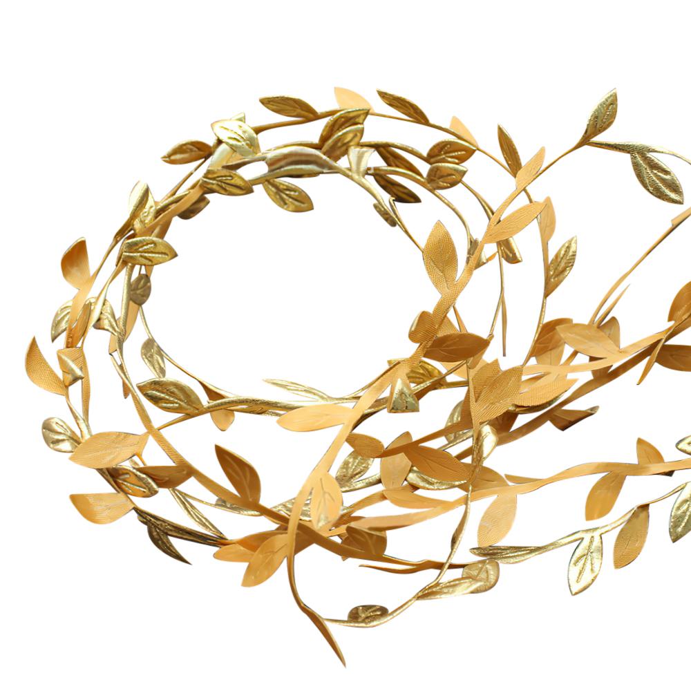 Bridal Leaf Vine Crown Headband Tiara Wedding Headpiece for Women - soufeeluk