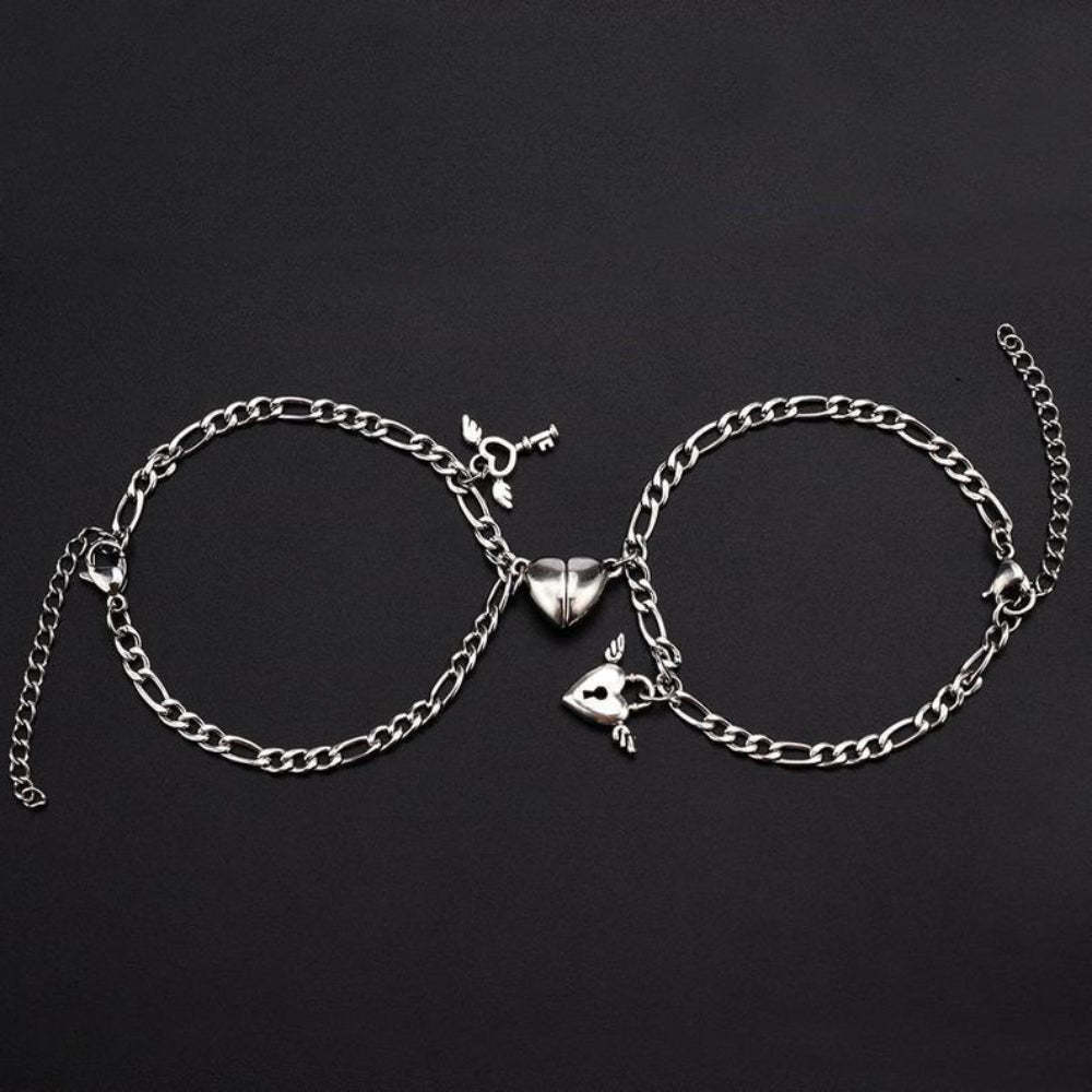 Magnetic Couple Bracelet Set Valentine's Day Gift for Couples - soufeeluk