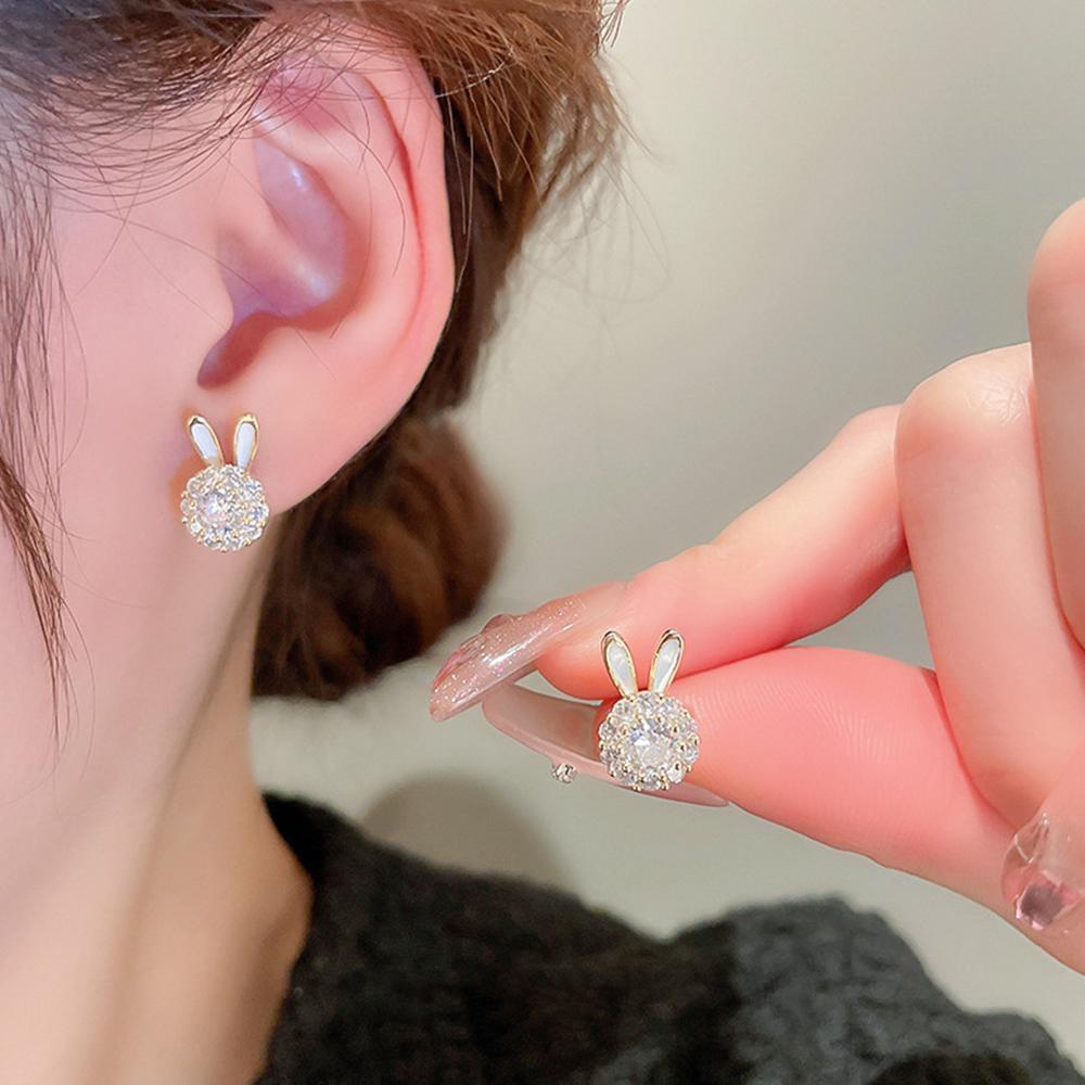 Rabbit Earrings Exquisite Fashion Design Sense Gifts - soufeeluk