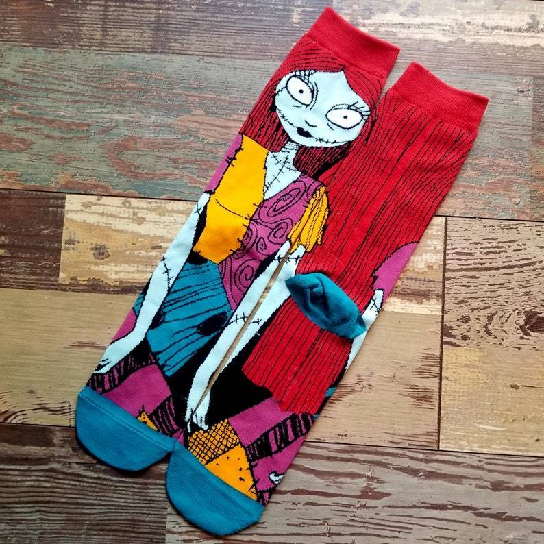 The Nightmare Before Christmas Sally Character Socks High Top Polyester Socks