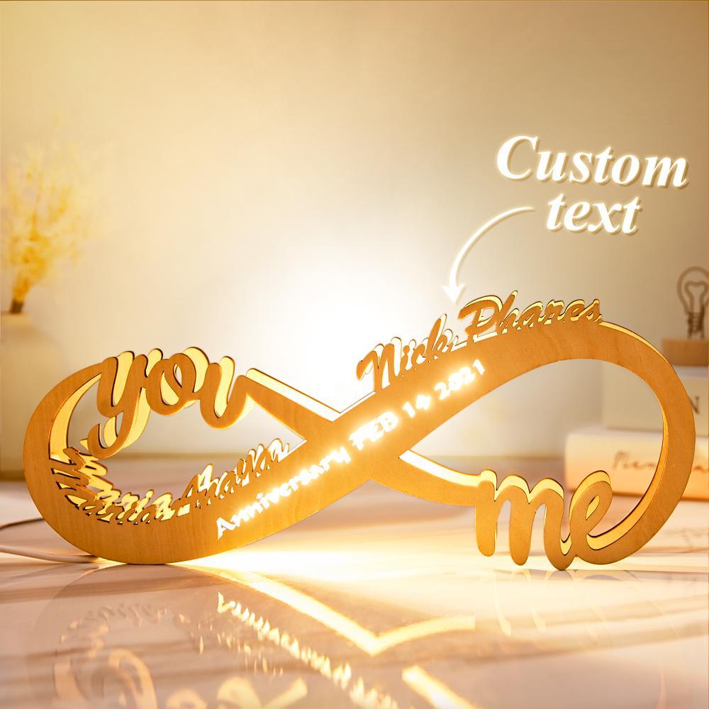 Custom Engraved Night Light Creative Home Confession Gifts