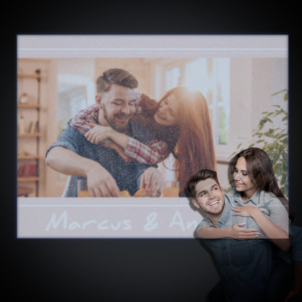 Custom Name Photo Projector Lamp Creative Home Party Decor Atmosphere Light - soufeeluk