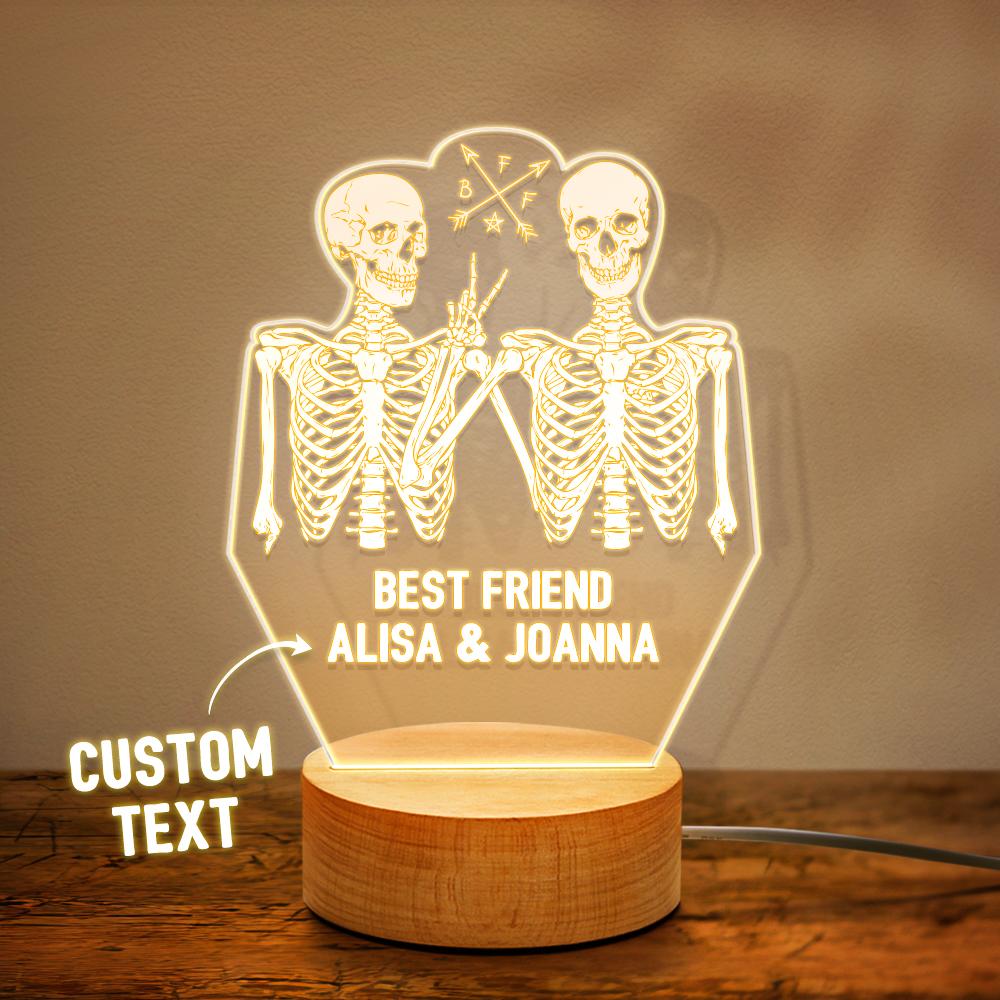 Bff Led Night Light Birthday Gifts for Best Friend Lamp Gift for Best Friend - soufeeluk