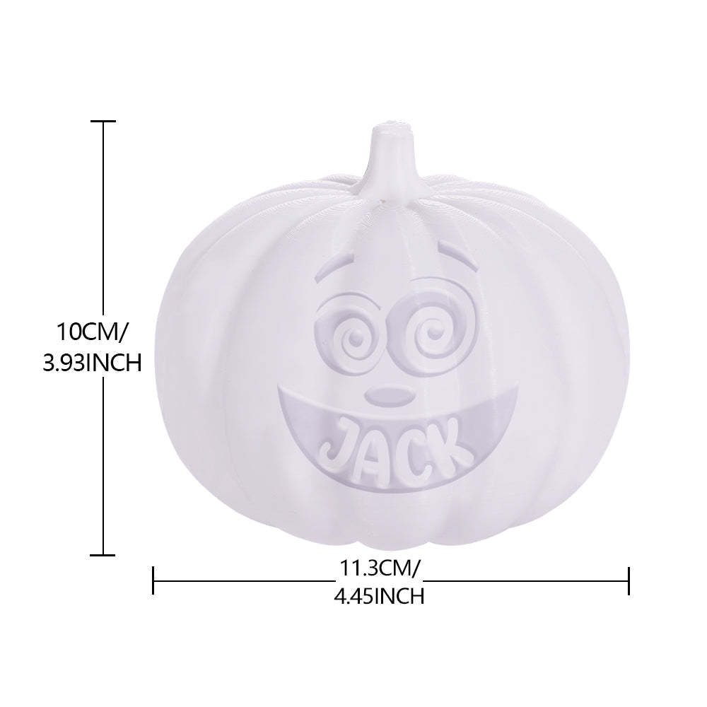 Personalised Halloween Pumpkin Light Custom Hypnotic Light Custom Light Up Jack-o-lantern Halloween Decor - soufeeluk