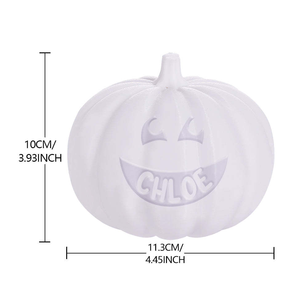 Personalised Halloween Pumpkin Light Custom Joyful Light Custom Light Up Jack-o-lantern Halloween Decor - soufeeluk