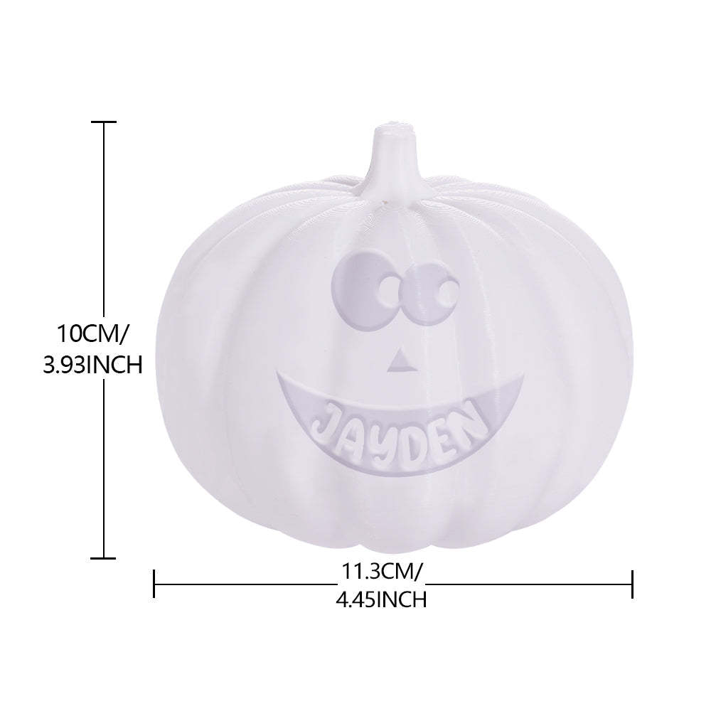 Personalised Halloween Pumpkin Light Custom Lovestruck Light Custom Light Up Jack-o-lantern Halloween Decor - soufeeluk