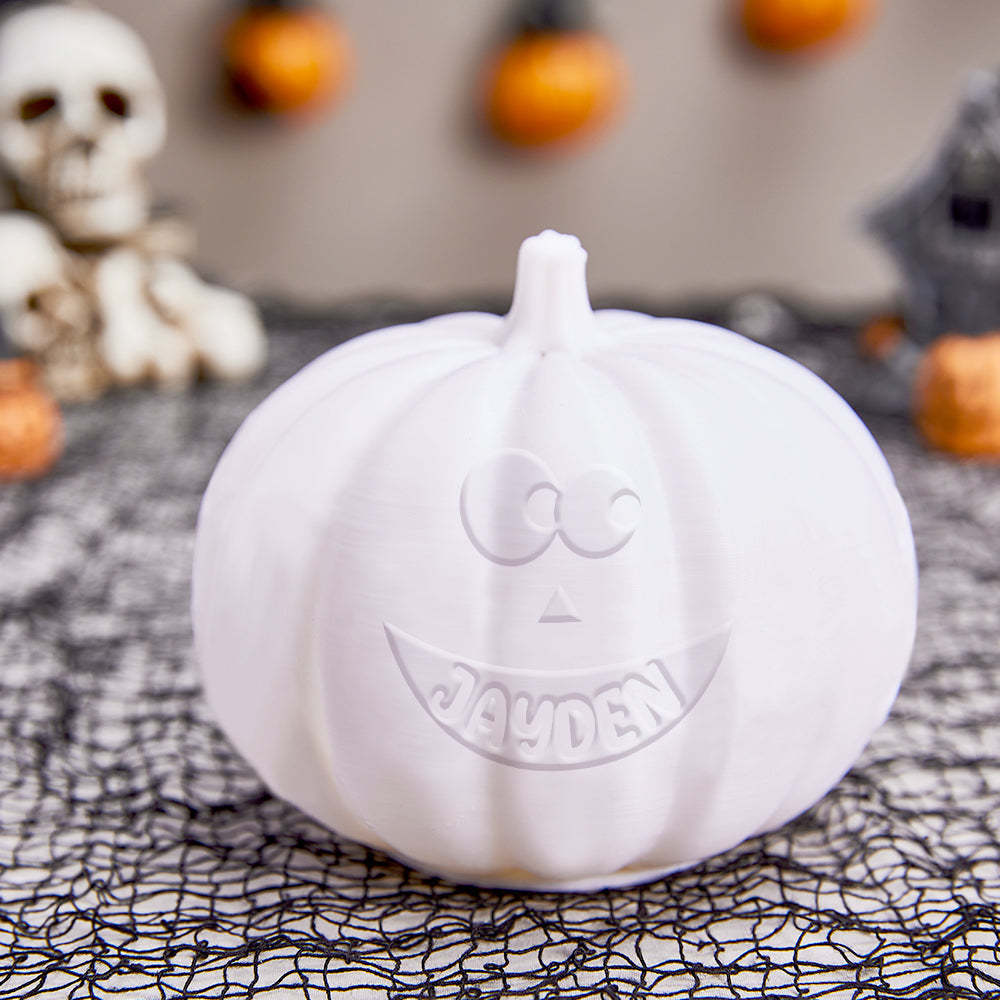 Personalised Halloween Pumpkin Light Custom Lovestruck Light Custom Light Up Jack-o-lantern Halloween Decor - soufeeluk