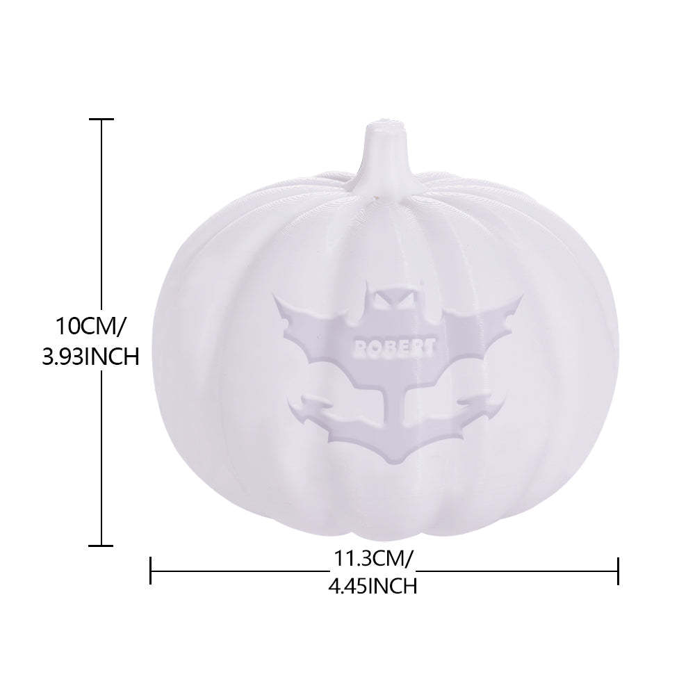 Personalised Halloween Pumpkin Light Custom Bat Light Custom Light Up Jack-o-lantern Halloween Decor - soufeeluk