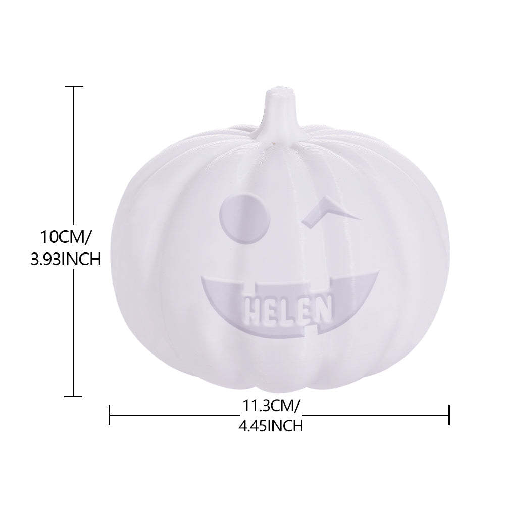 Personalised Halloween Pumpkin Light Custom Lively Light Custom Light Up Jack-o-lantern Halloween Decor - soufeeluk