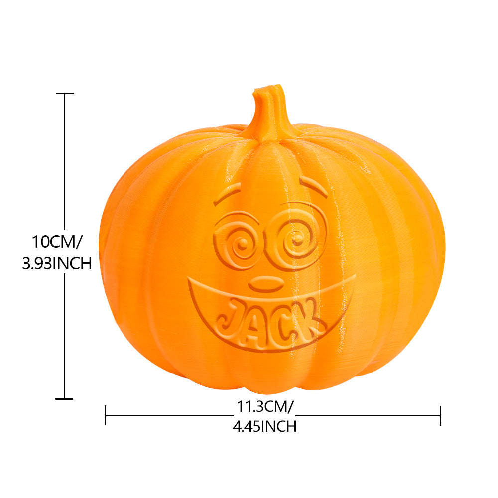 Personalised Halloween Pumpkin Light Custom Hypnotic Light Custom Light Up Jack-o-lantern Halloween Decor - soufeeluk