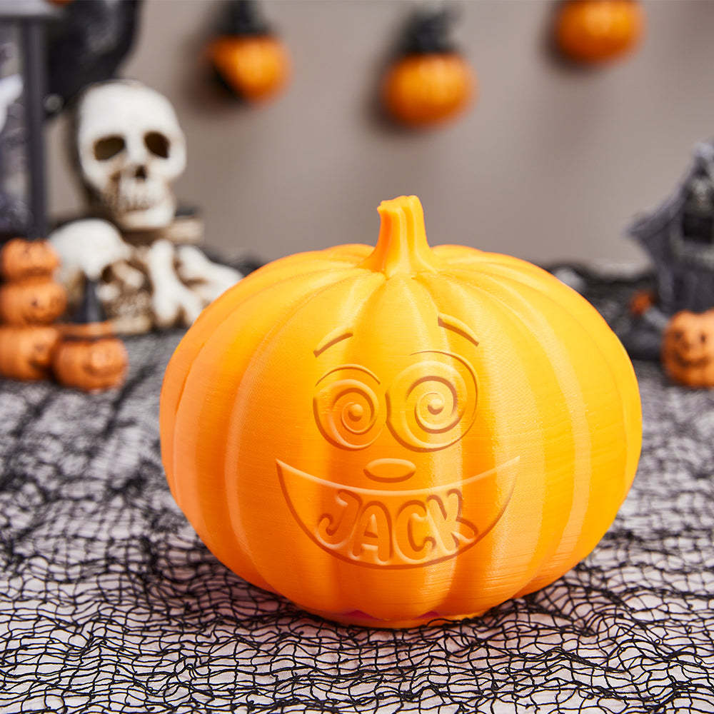 Personalised Halloween Pumpkin Light Custom Hypnotic Light Custom Light Up Jack-o-lantern Halloween Decor - soufeeluk