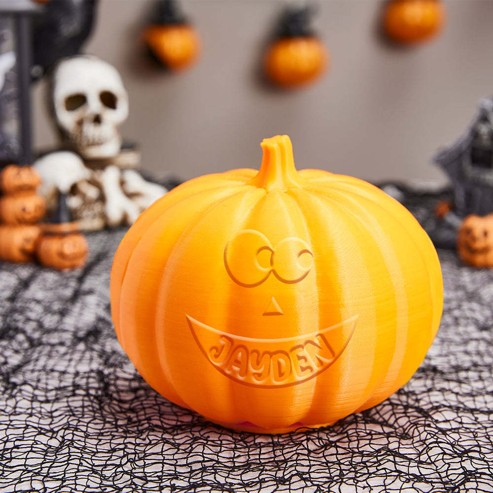 Personalised Halloween Pumpkin Light Custom Lovestruck Light Custom Light Up Jack-o-lantern Halloween Decor - soufeeluk