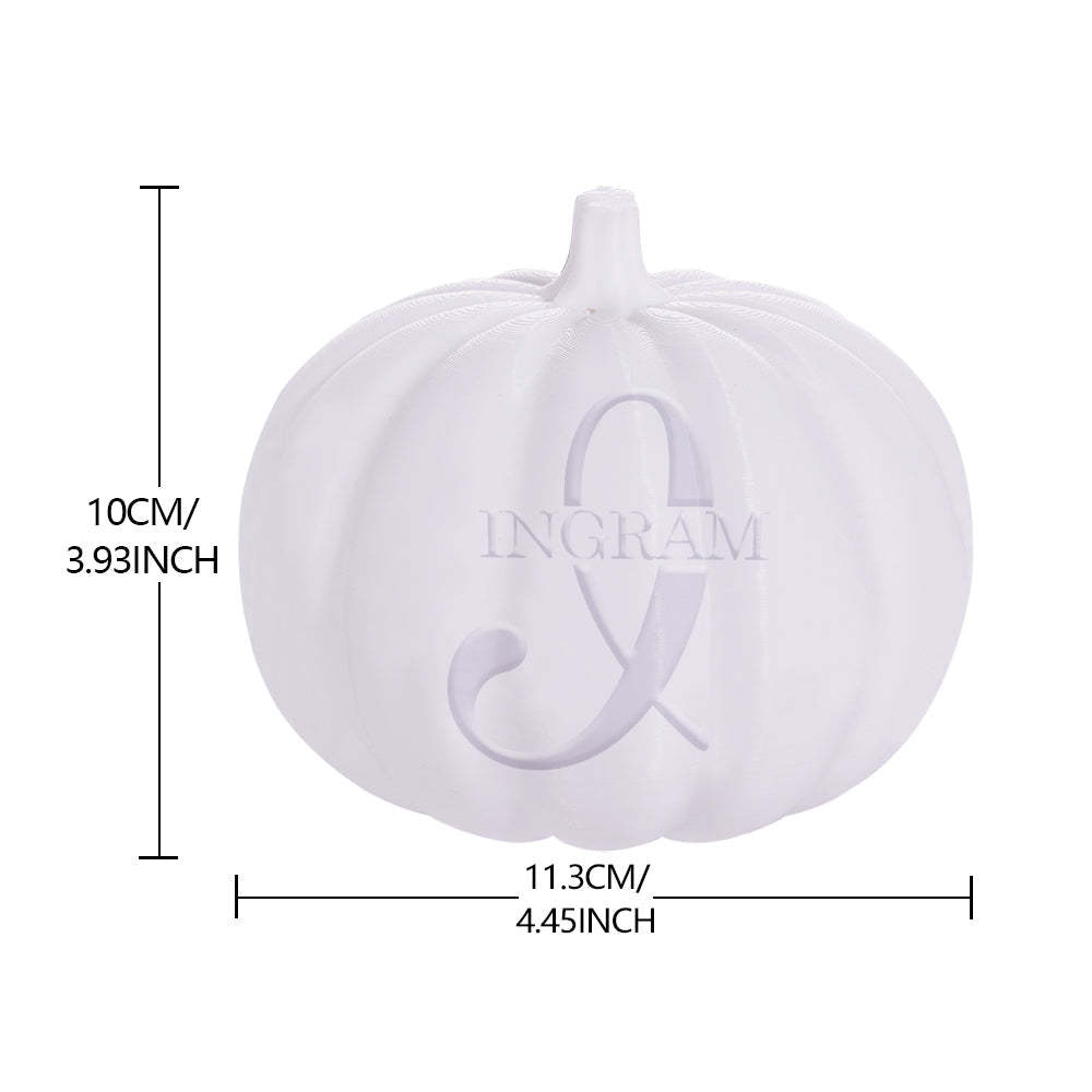 Personalised Halloween Pumpkin Light Custom Name Light Custom Light Up Jack-o-lantern Halloween Decor - I - soufeeluk