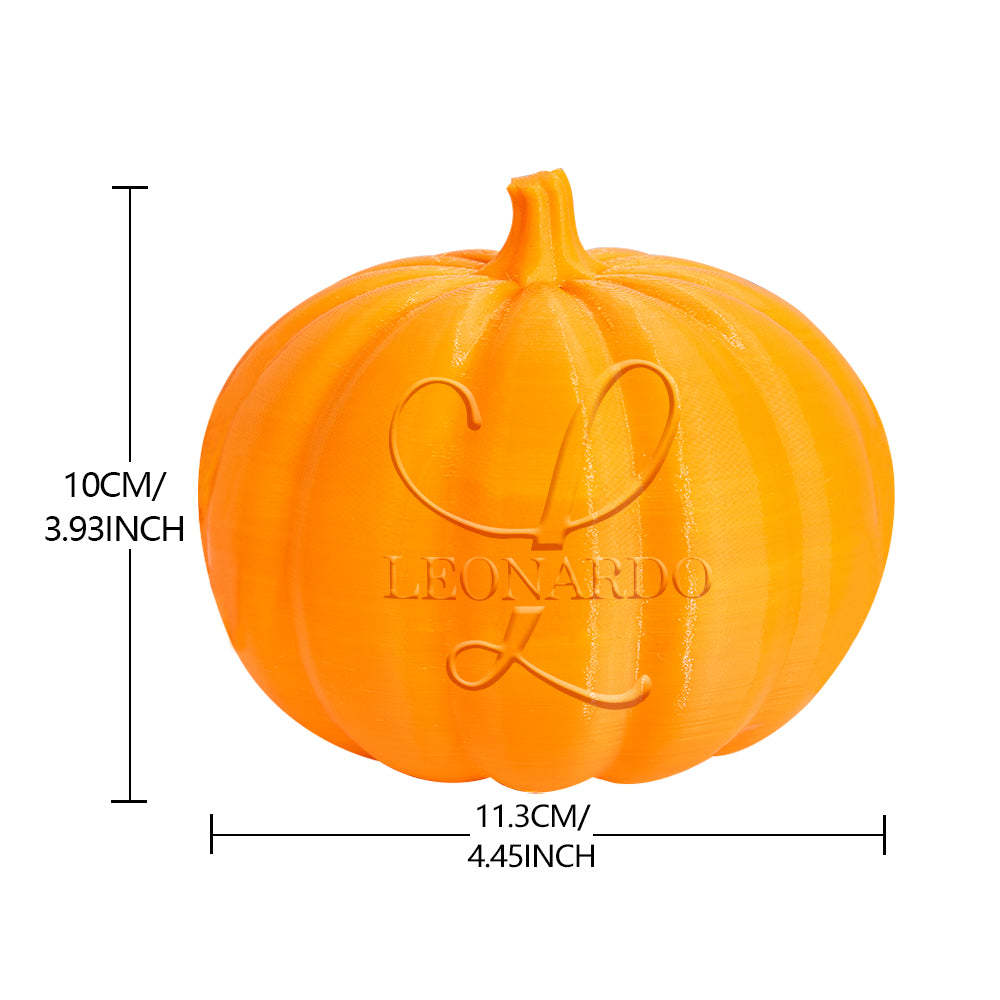 Personalised Halloween Pumpkin Light Custom Name Light Custom Light Up Jack-o-lantern Halloween Gift - L - soufeeluk