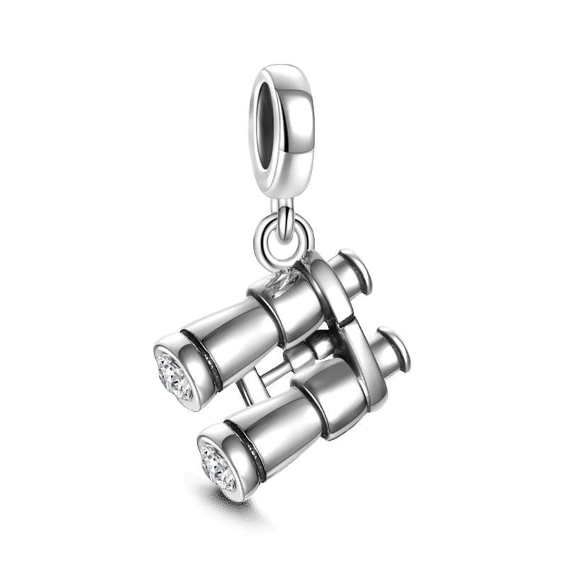 Binocular Charm Silver - soufeelus