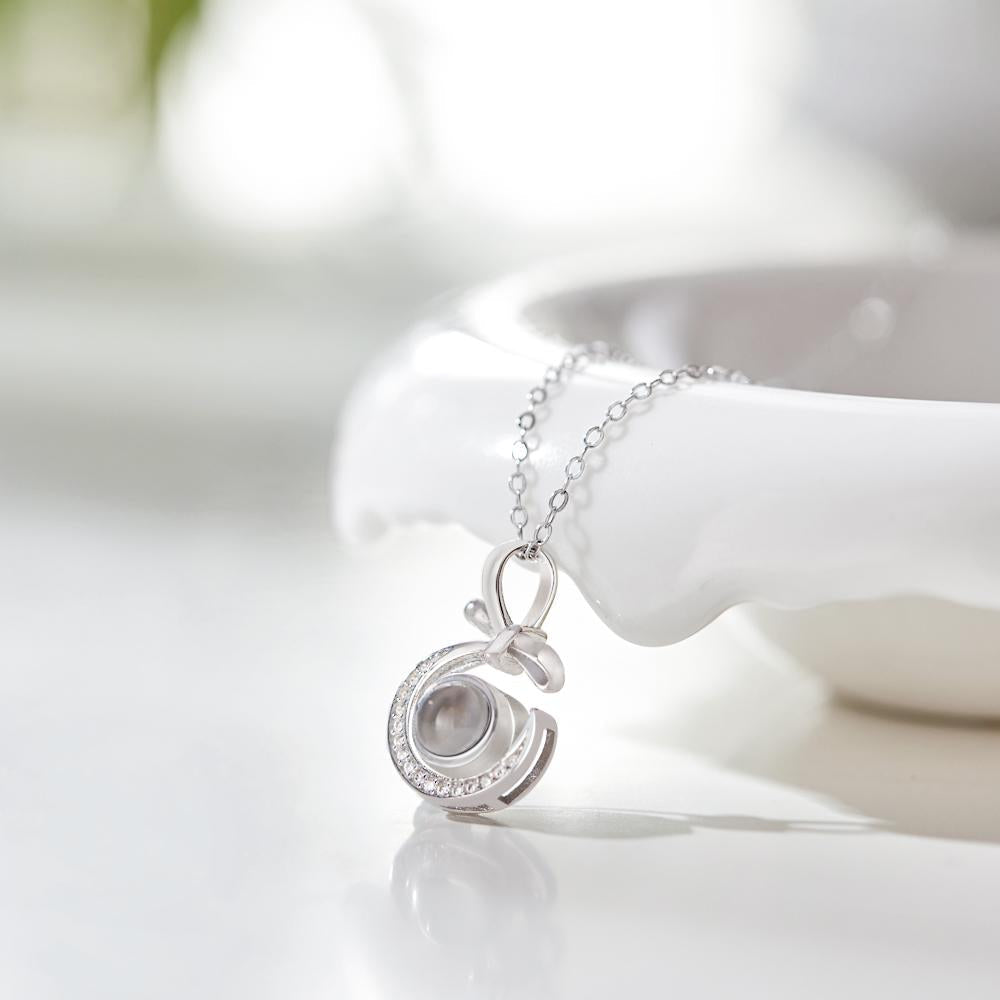 Custom Projection Necklace Unique Design Couple Gifts - soufeeluk