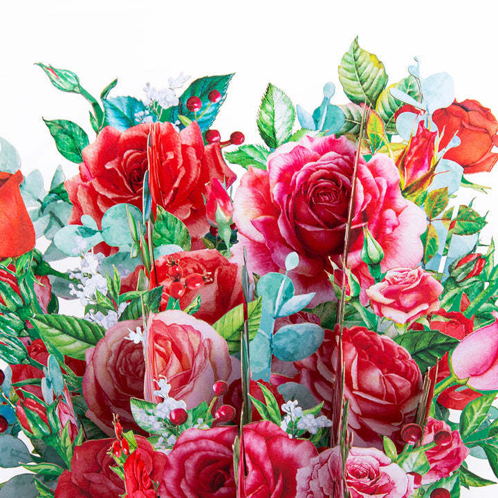 I Love U Rose Pop-up Blumenkasten Zum Muttertag - soufeelde