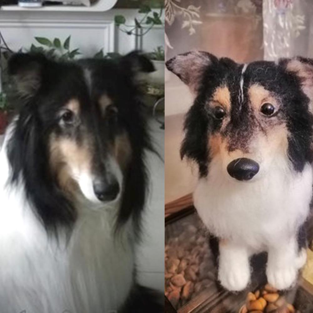 Maßgeschneidertes Hundeporträt, Haustierverlustgeschenk Für Hunde- Und Katzenliebhaber, Fertiges Produkt Mit Exquisiter Verpackungsbox - soufeelde