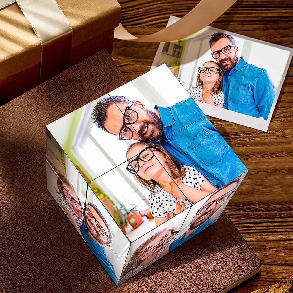 Fotorahmen Rubics Multi Fotorahmen Personalisierte Bild Universit?t Würfel Vatertagsgeschenk Nicht Zusammengebaut