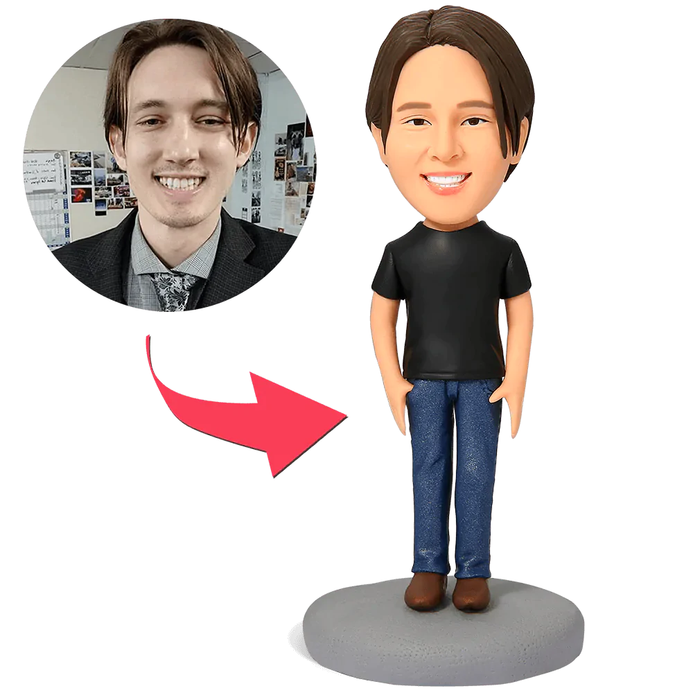 Das Paar Mit Dem I Love U Sign Custom Bobblehead Geschenk Für Liebhaber - soufeelde