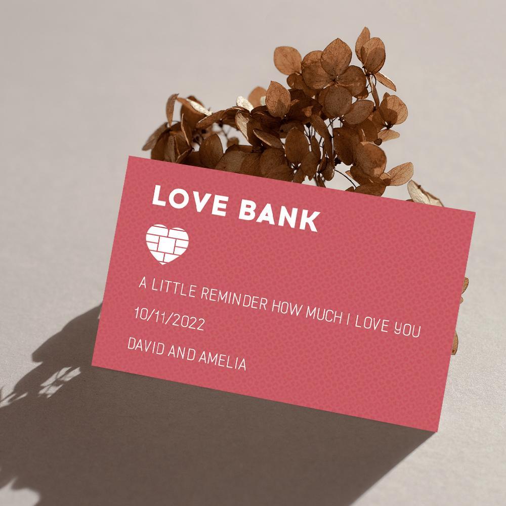 Personalisierte Brieftaschen-grußkarten Beste Geschenke Für Ihre Liebhaber - soufeelde