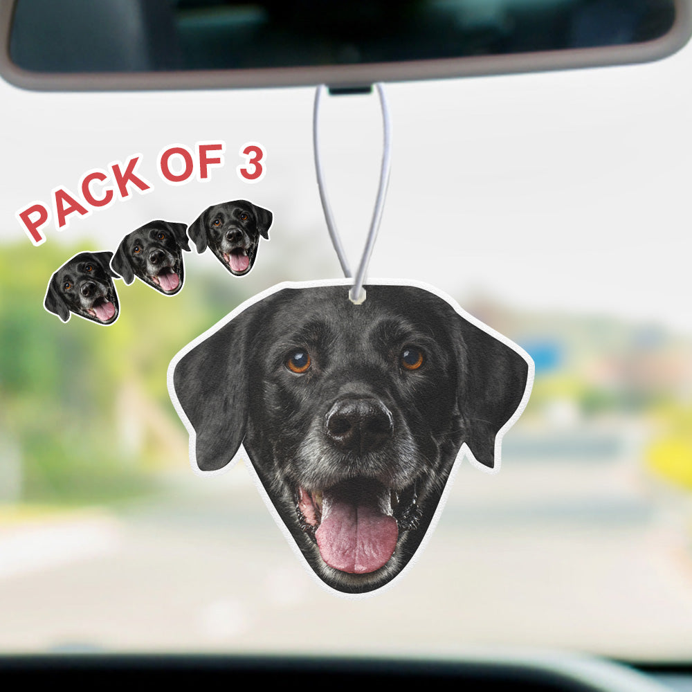 Personalisierter Lufterfrischer personalisiertes Geschenk Auto  Lufterfrischer Ihr Foto Ihre Nachricht personalisierbar personalisiertes  Geschenk Hundeliebhaber - .de