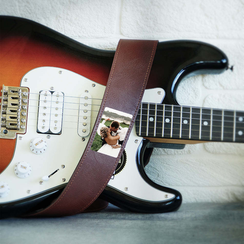 Kundenspezifischer Foto-gitarren-bügel-kreative Musik-geschenke - soufeelde
