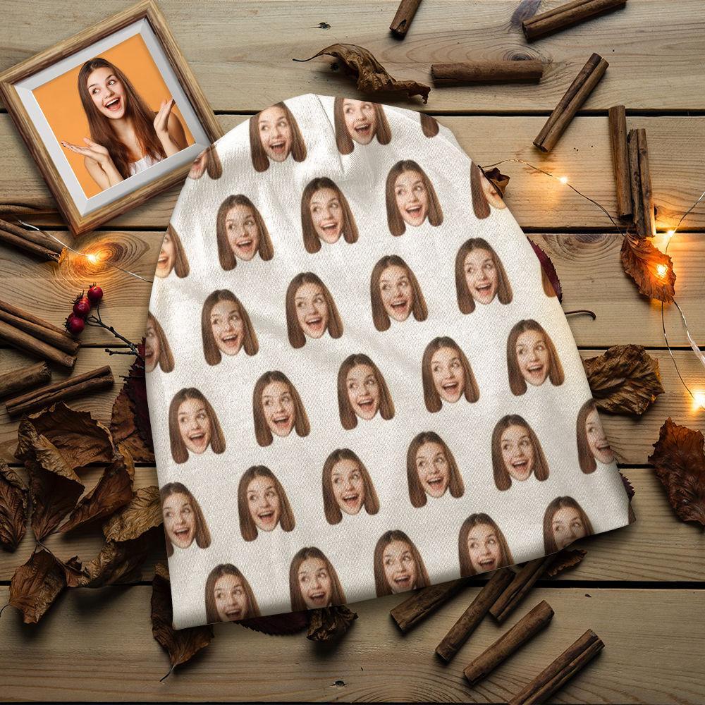 Benutzerdefinierte Hut Mütze Hut Foto Hut Gesicht Brei Für Männer & Frauen Unisex Mütze Unisex Warmer Winter