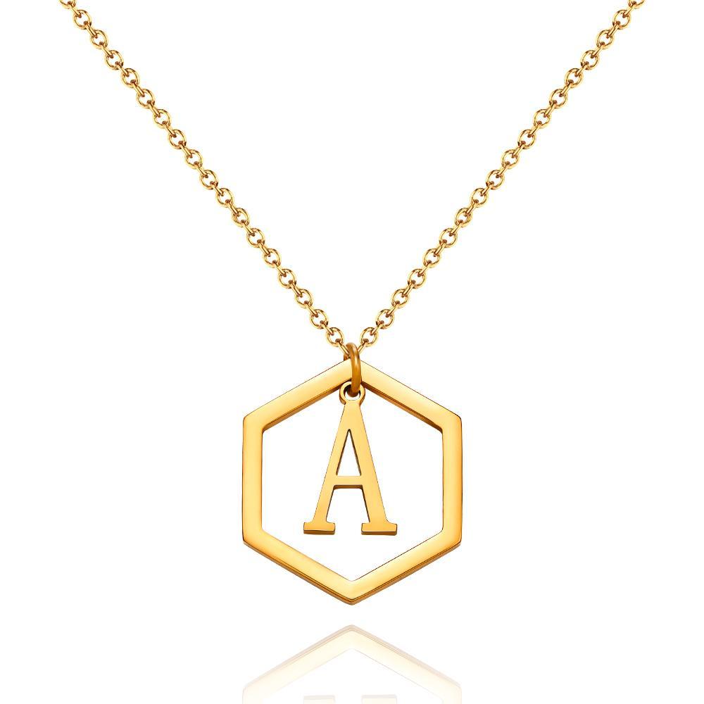 Stilvolles Briefhalsketten-förmiges Design Einzigartiges Geschenk
