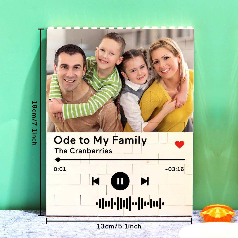 Personalisierter Foto-baustein Kundenspezifische Musikcode-geschenke Für Ihn - soufeelde