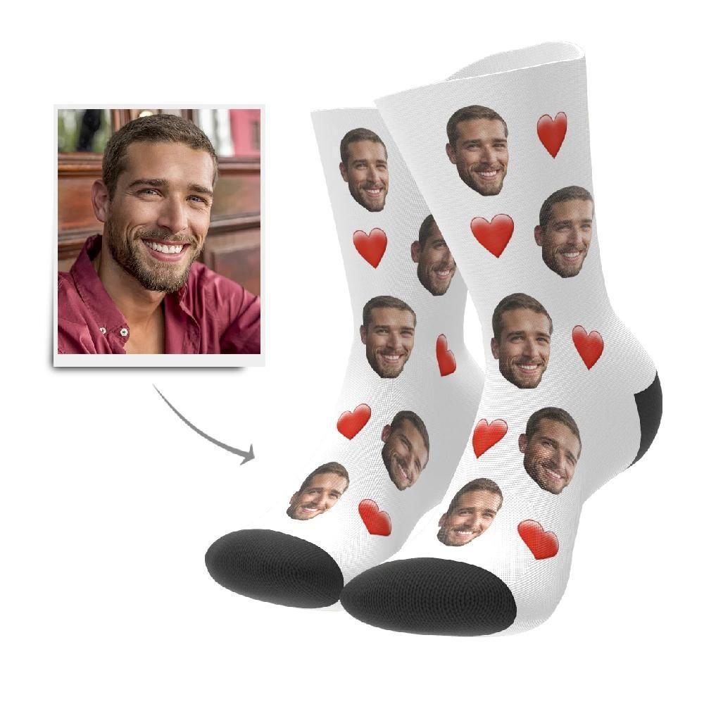 Kundenspezifische Fotosocken - Gesicht Maische