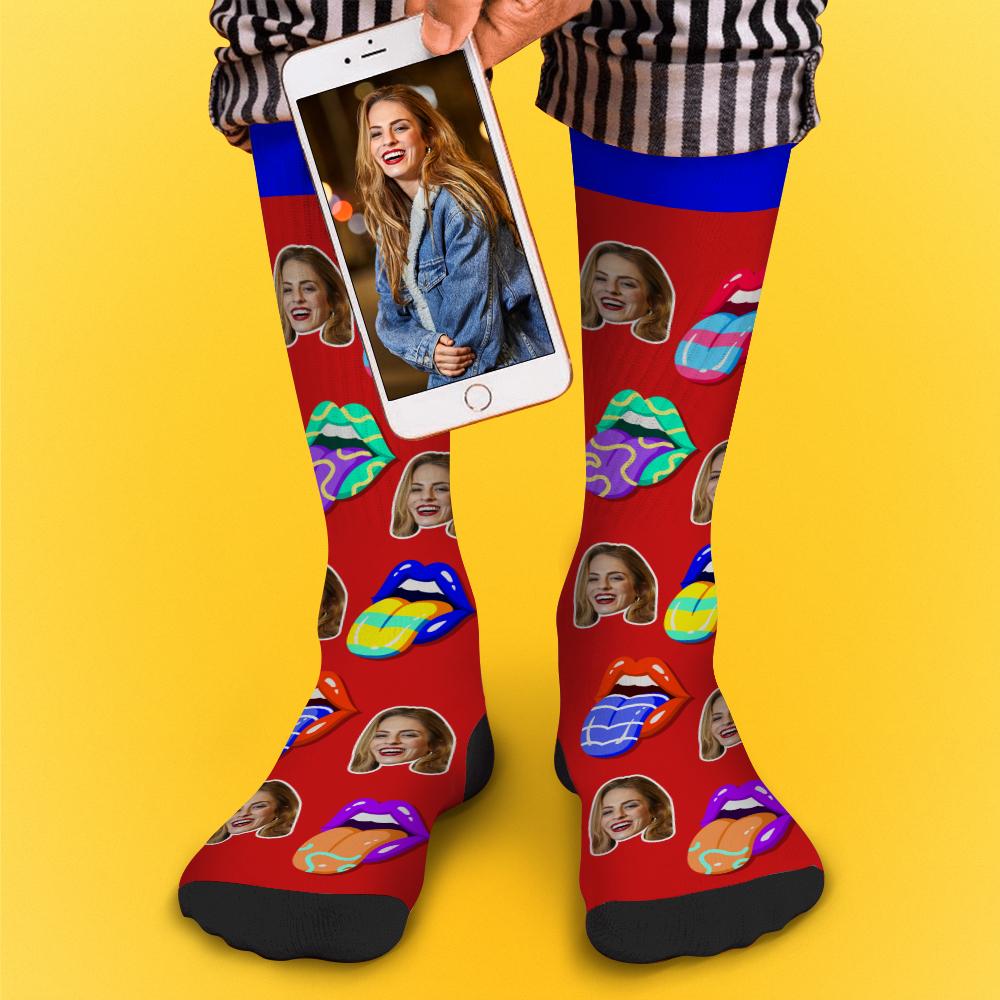 Individuelle Fotosocken Personalisierte Socken Geeignete Geschenke Für Freunde
