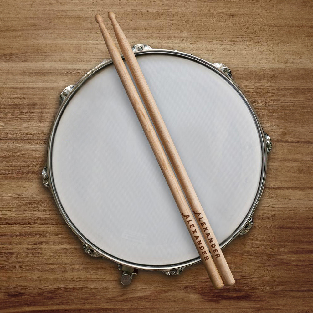 Personalisierte Schlagzeugstöcke Kundenspezifisch gravierte Drumsticks Geschenke für Schlagzeuger