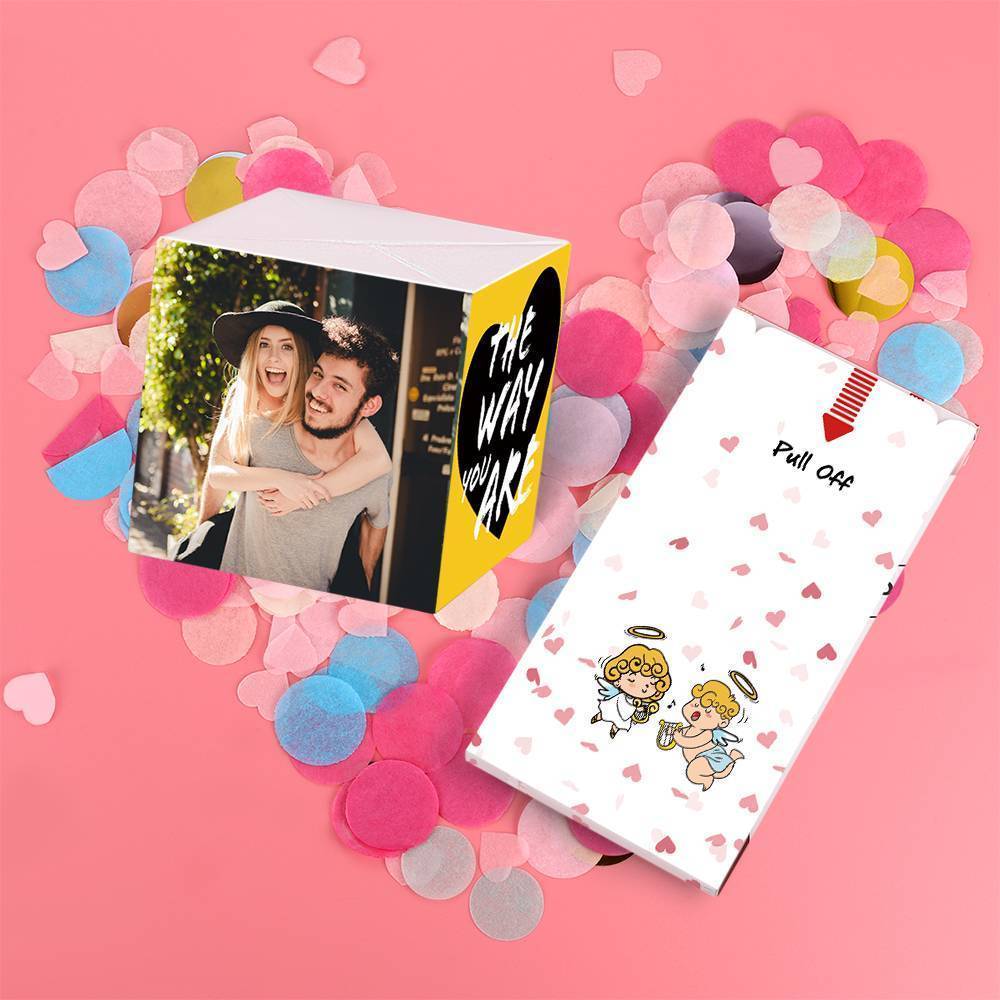 Überraschungsbox Foto Überraschung Explosion Bounce Box DIY - Überraschung zum Valentinstag