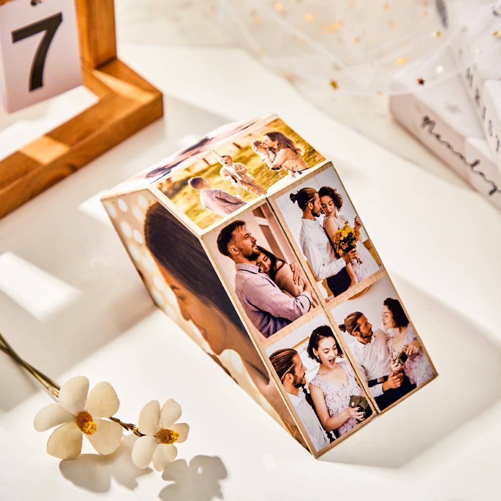 Bilderrahmen Rubic's Multiphoto Frame Personalisierte Familienbild  Würfel