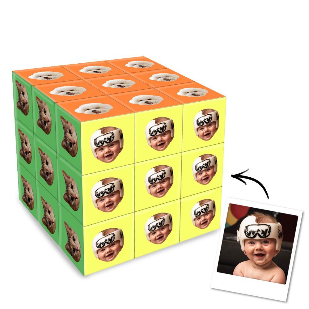 Kundenspezifisches Foto Gesicht Rubic's Cube Kreative Multifoto-geschenke - soufeelde