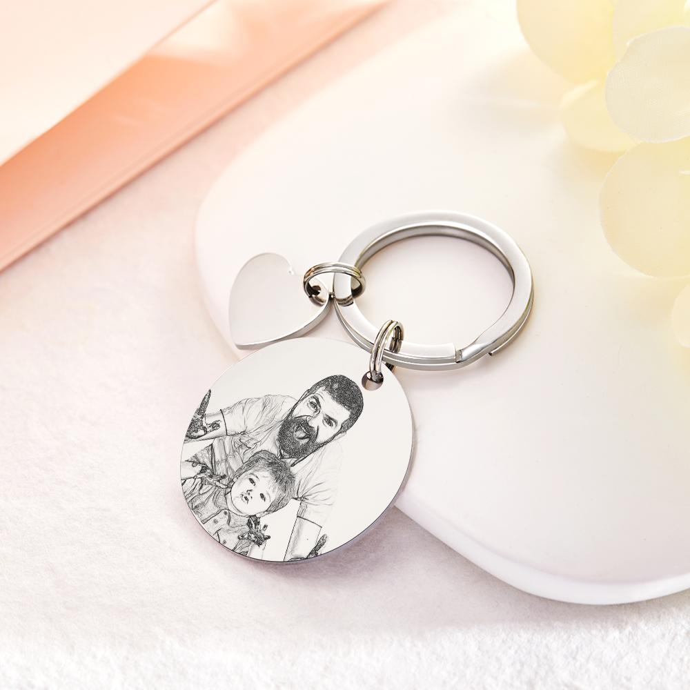 Personalisierter Kalender Schlüsselanhänger Significant Date Marker Geschenke Für Papa