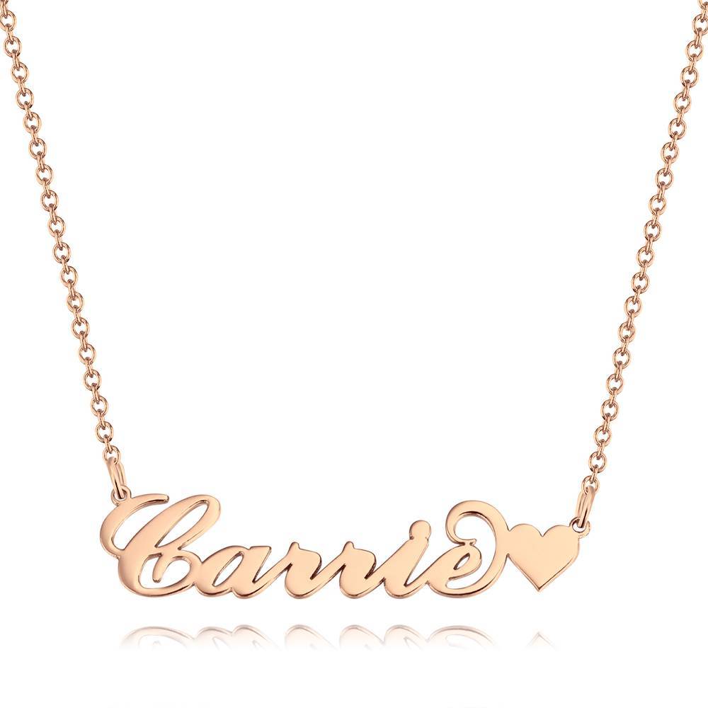 Soufeel Gold "Carrie" Style Name Halskette Geschenke für Sie