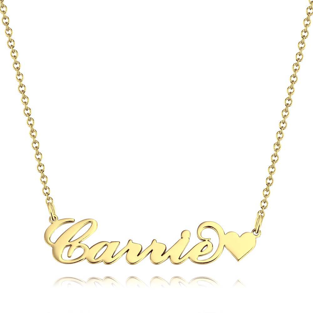 Soufeel Gold "Carrie" Style Name Halskette Geschenke für Sie