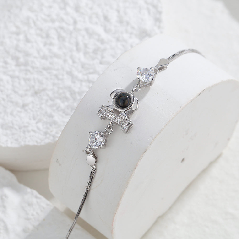 Benutzerdefiniertes Projektionsarmband Nettes Welpen-foto-armband-geschenk Für Sie - soufeelde