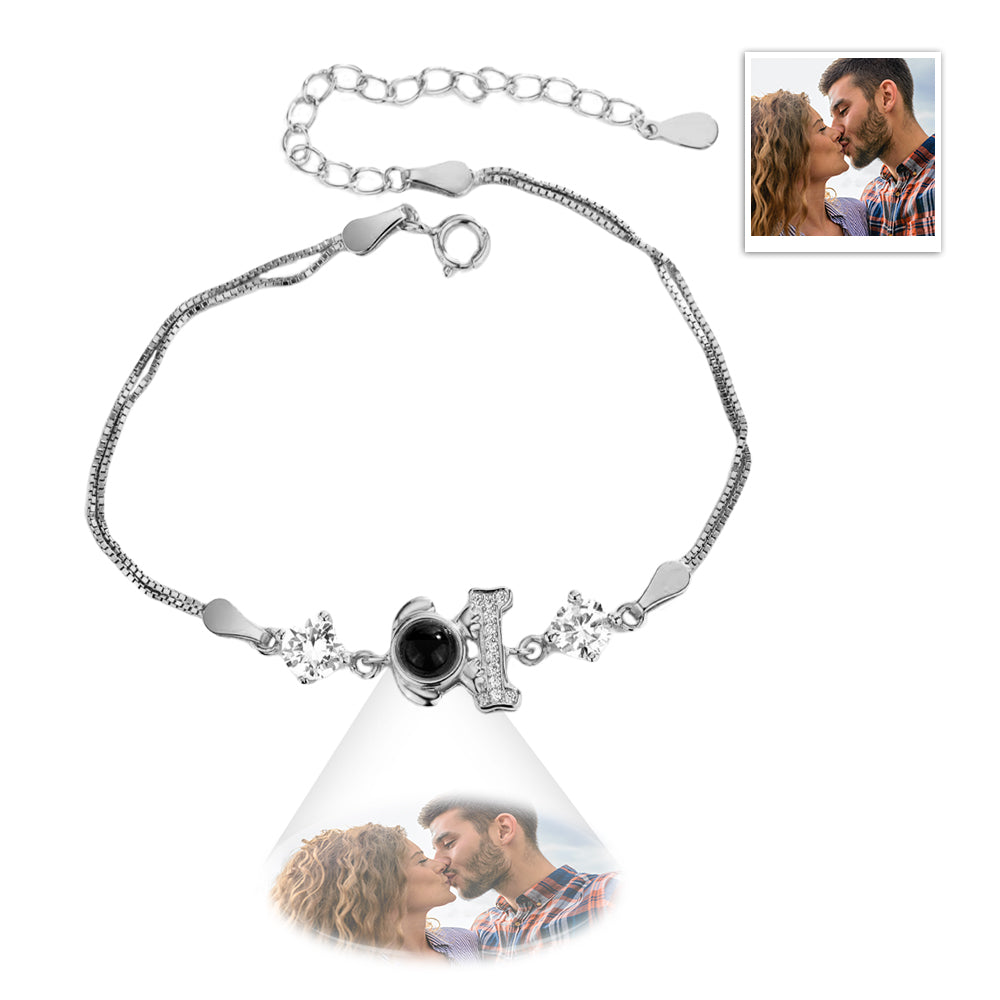 Benutzerdefiniertes Projektionsarmband Nettes Welpen-foto-armband-geschenk Für Sie - soufeelde